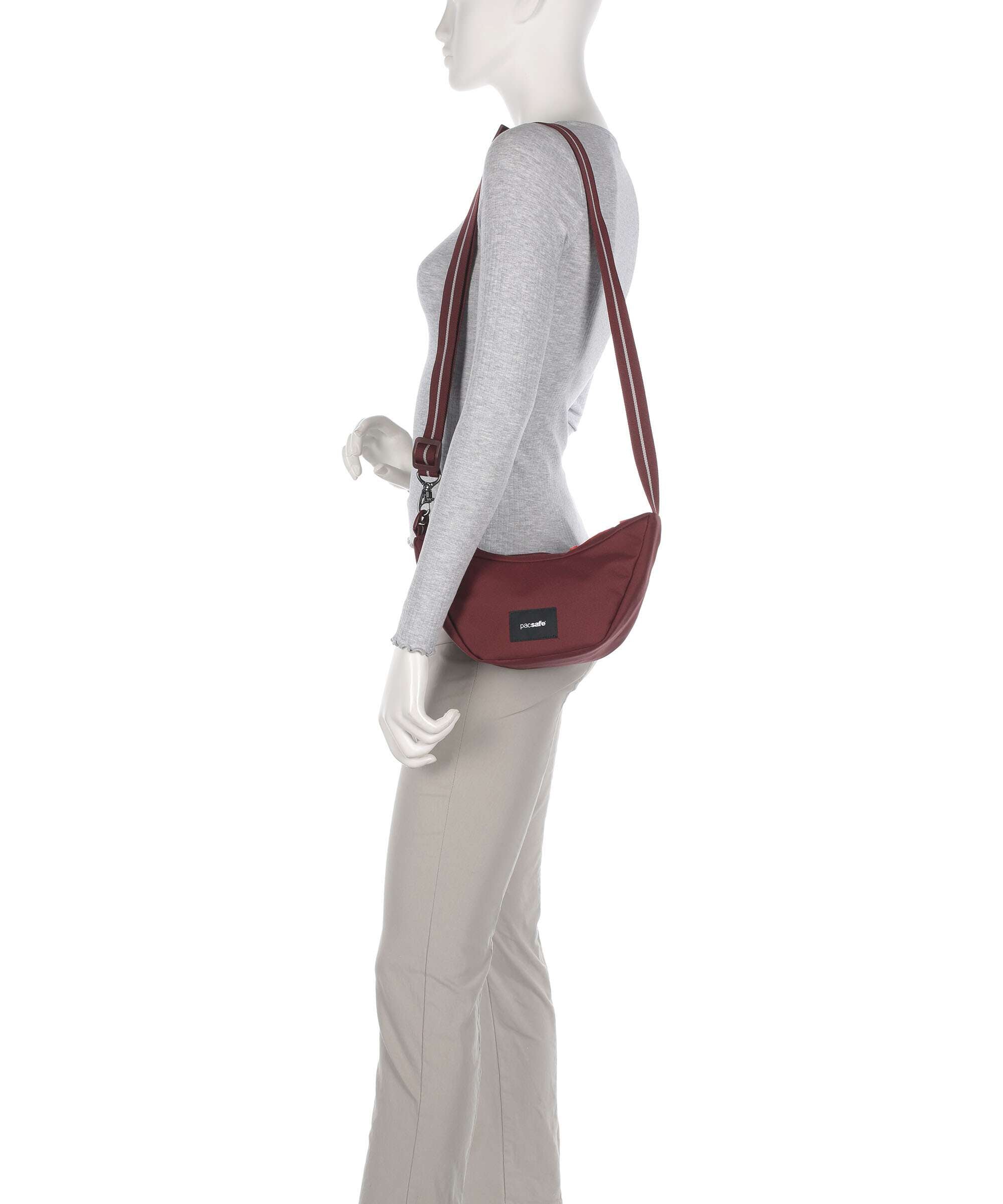 Pacsafe Go Lunar Crossbody bag garnet red