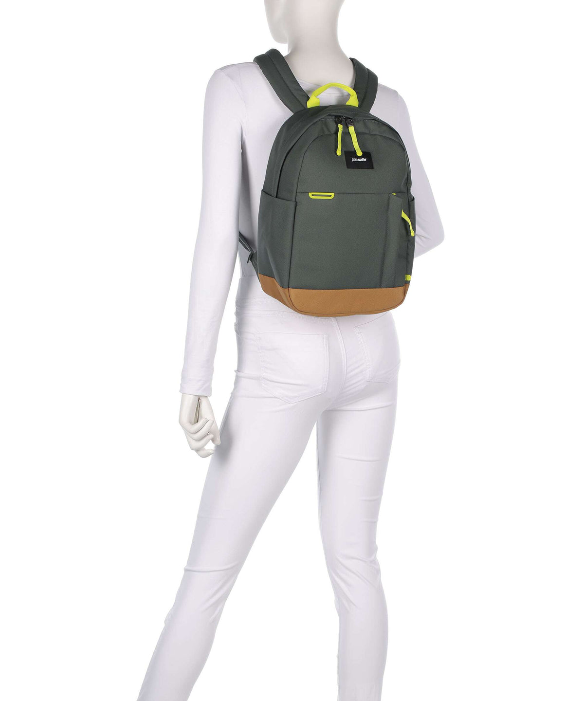 Pacsafe Go 15 Backpack spruce green
