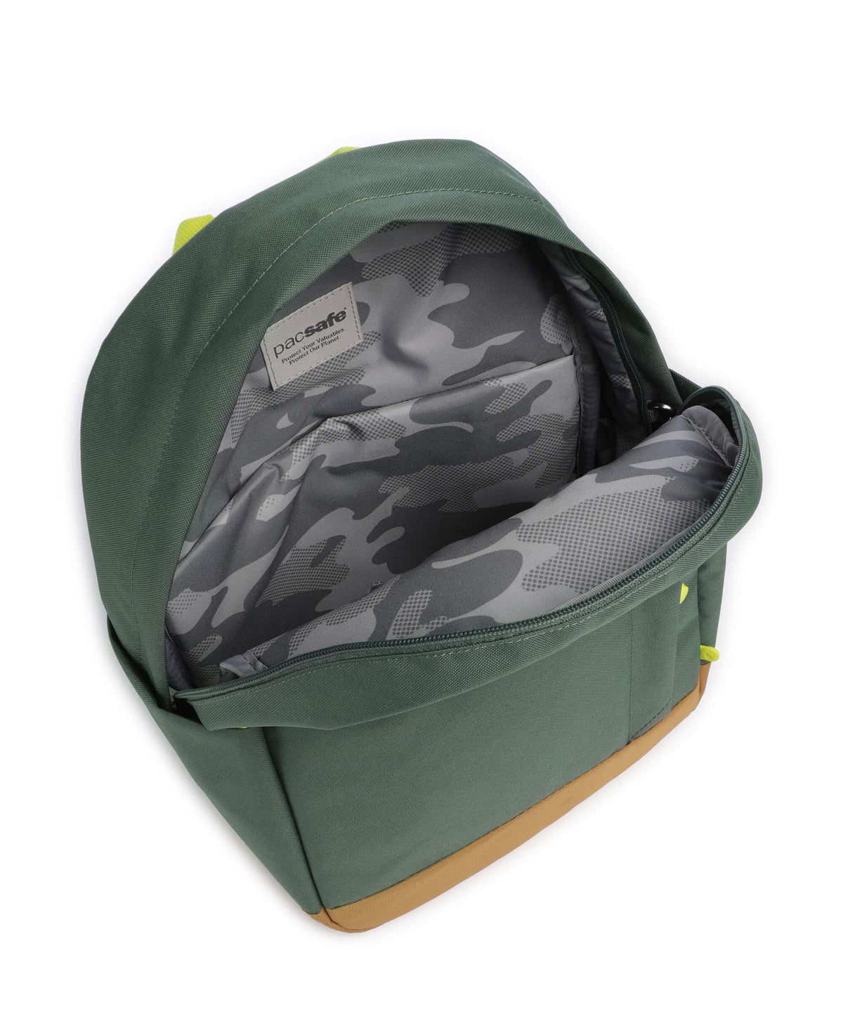 Pacsafe Go 15 Backpack spruce green