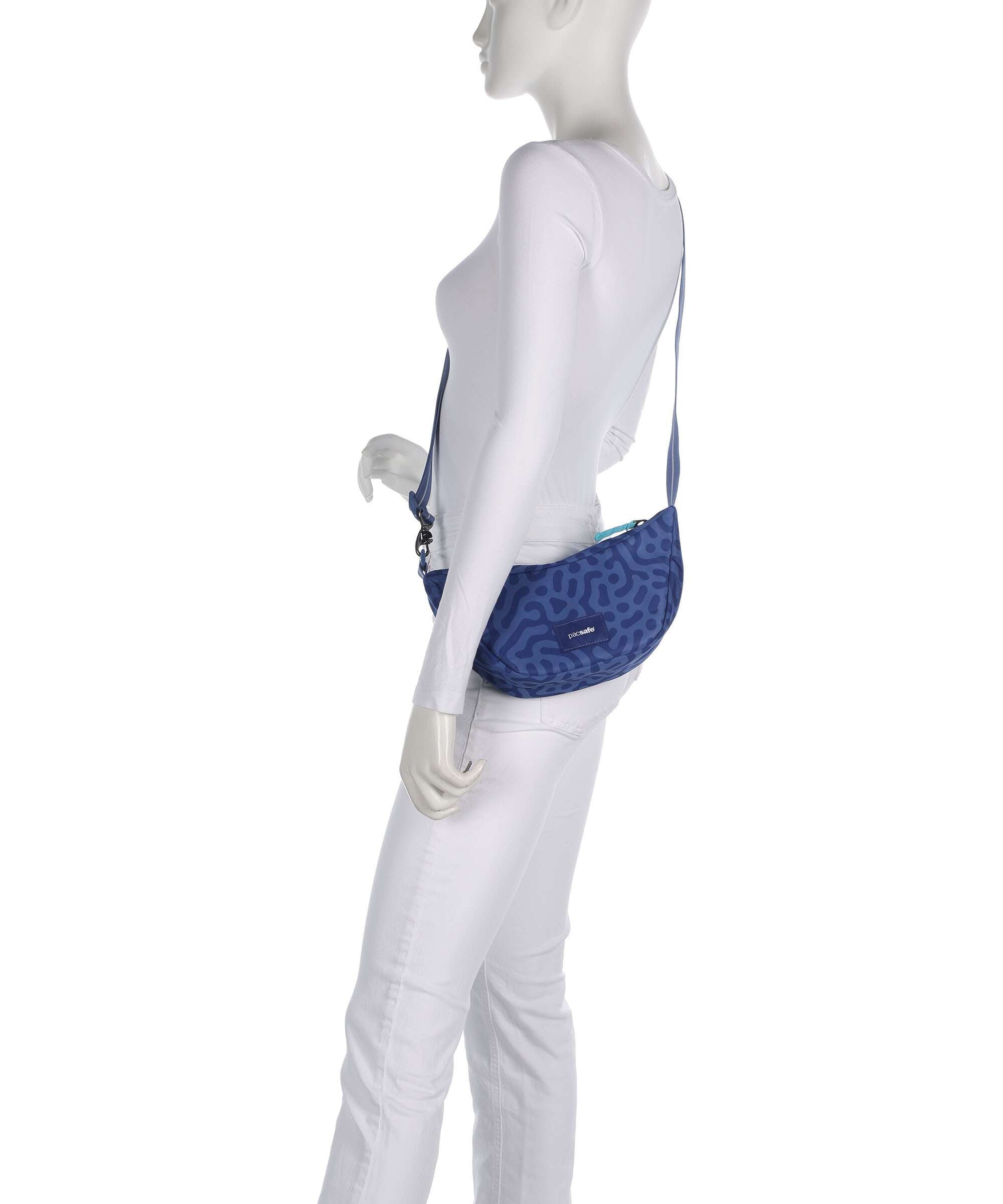 Pacsafe Go Lunar Crossbody bag cerulean blue