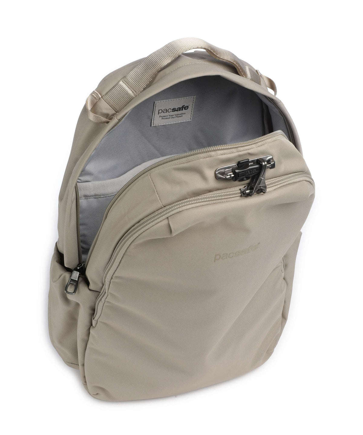 Pacsafe V 16 Backpack beige
