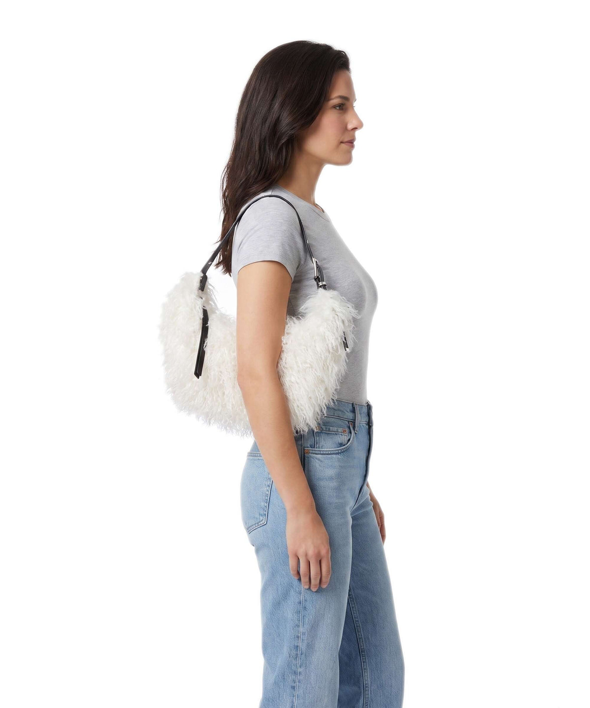 DKNY Ranna Small Hobo bag natural/black