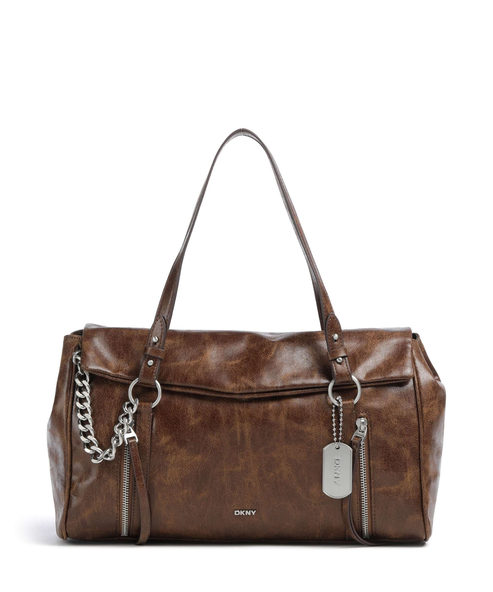 DKNY Skye Medium Shoulder bag walnut