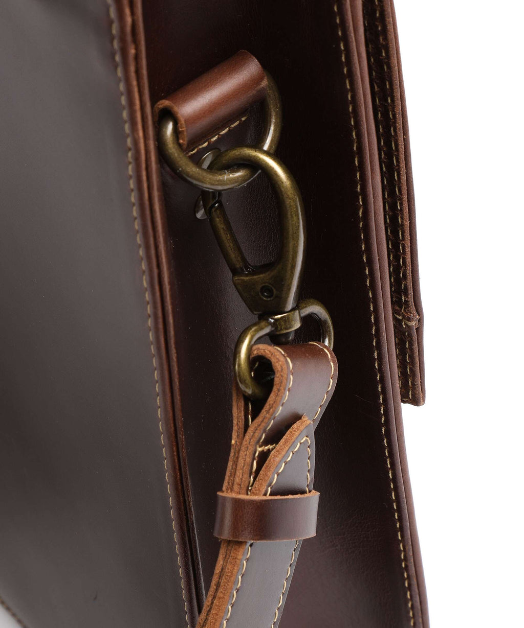 Buckle & Seam Sierra Briefcase brown
