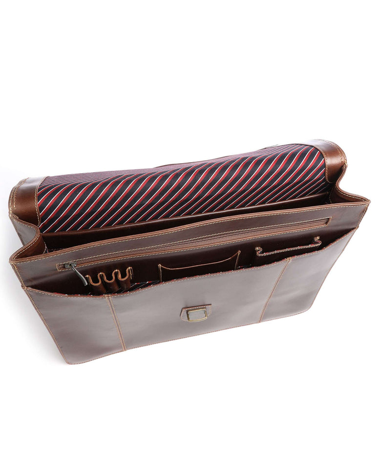 Buckle & Seam Sierra Briefcase brown