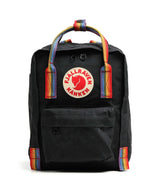 Fjällräven Kånken Rainbow Mini Zaino schwarz