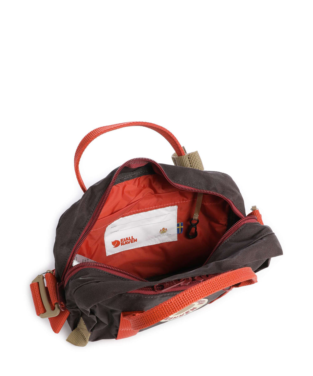 Fjällräven Kånken One Size Crossbody bag black oak/rowan red