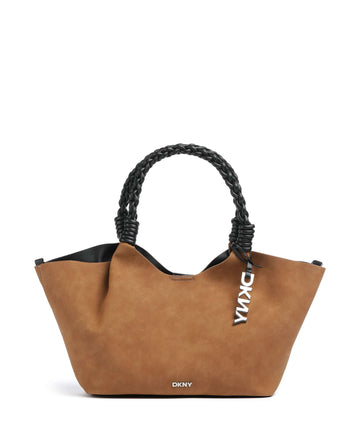 DKNY Paula Commuter Medium Borsa a spalla tobacco
