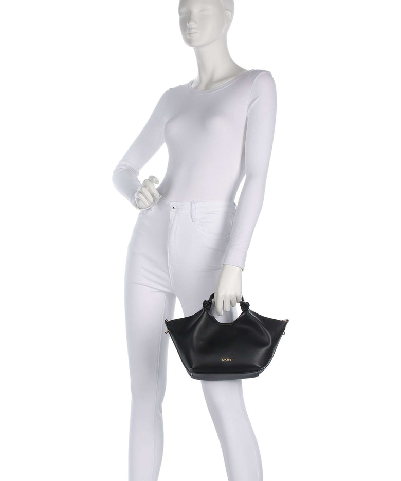 DKNY Paula Commuter Small Handbag black/gold