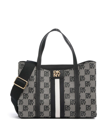 DKNY Nuri Borsa a mano black logo/black