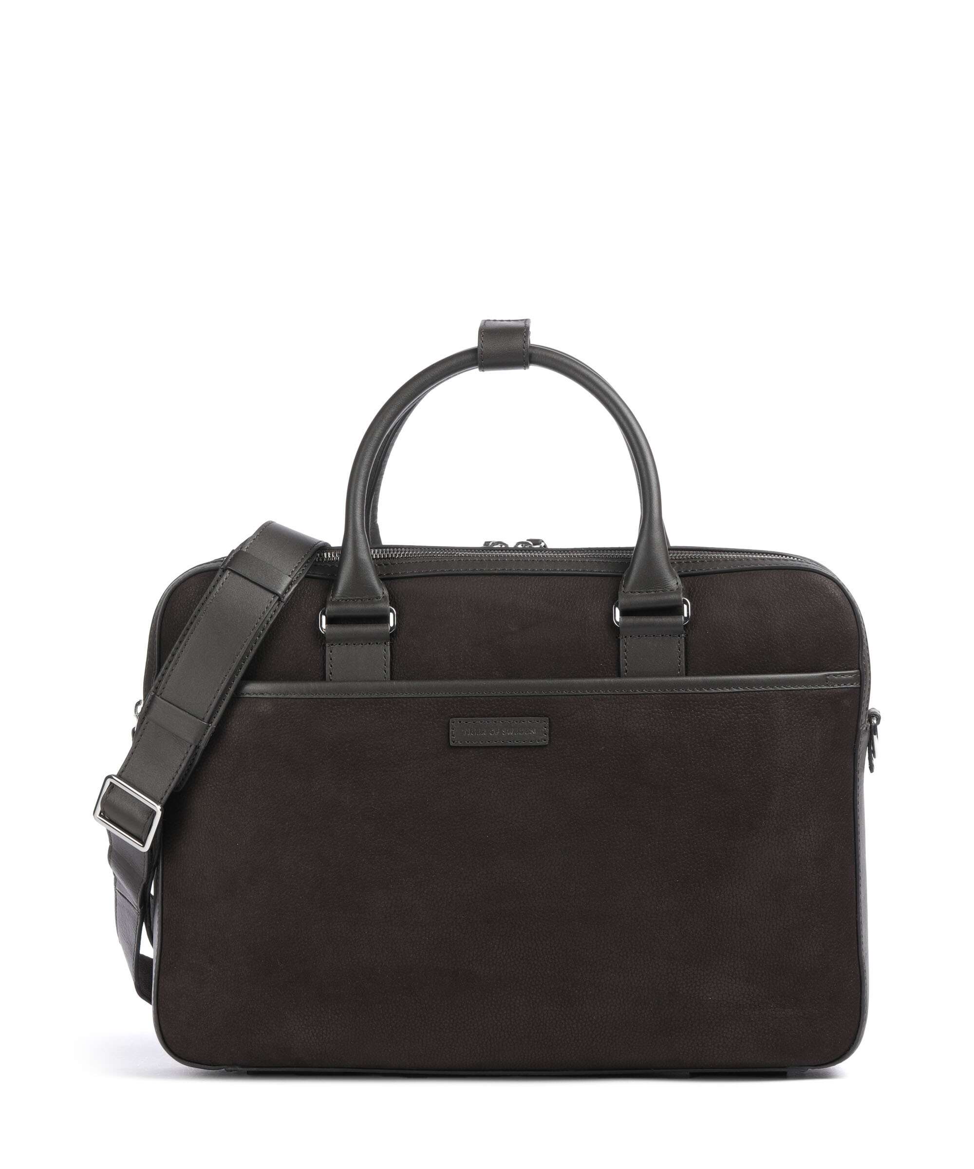 Tiger of Sweden Burin Briefcase dark brown