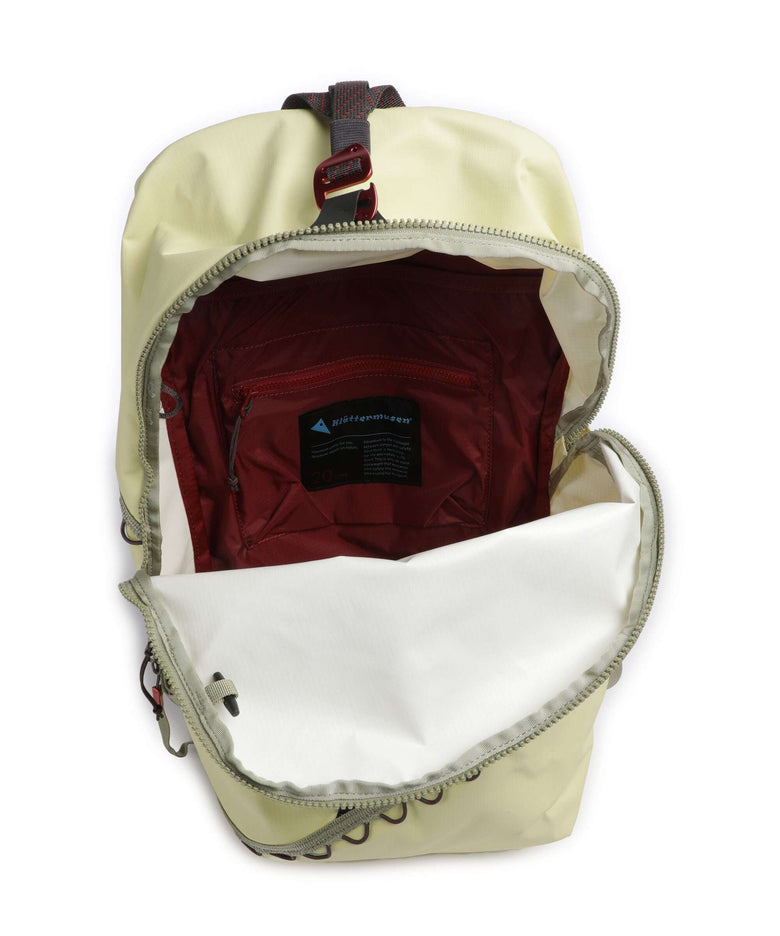 Klättermusen Bure 2.0 20 Hiking backpack lemon mist