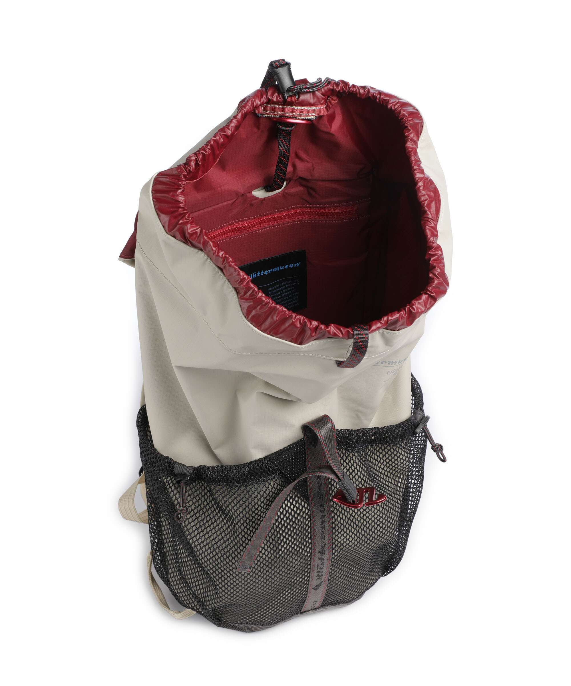 Klättermusen Fjörm 18 Trekking backpack silver creme