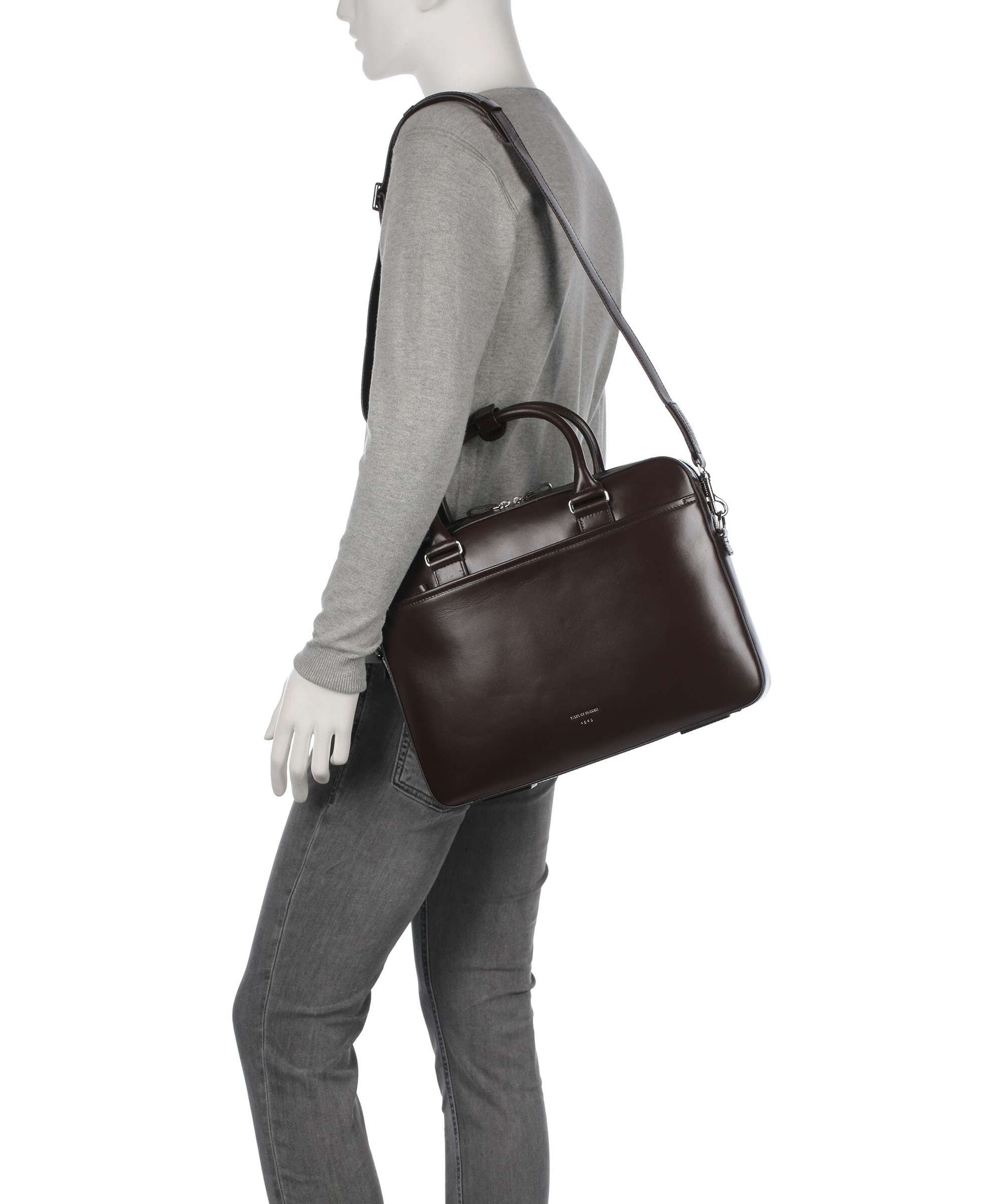 Tiger of Sweden Bosun Briefcase dark brown