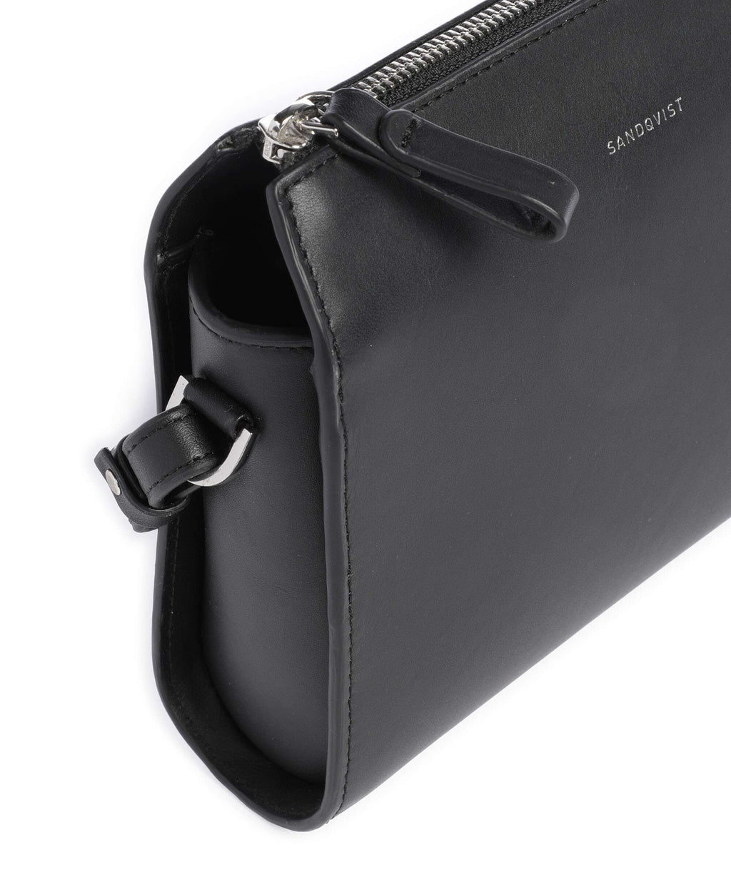 Sandqvist Leather Classics Frances Crossbody bag black