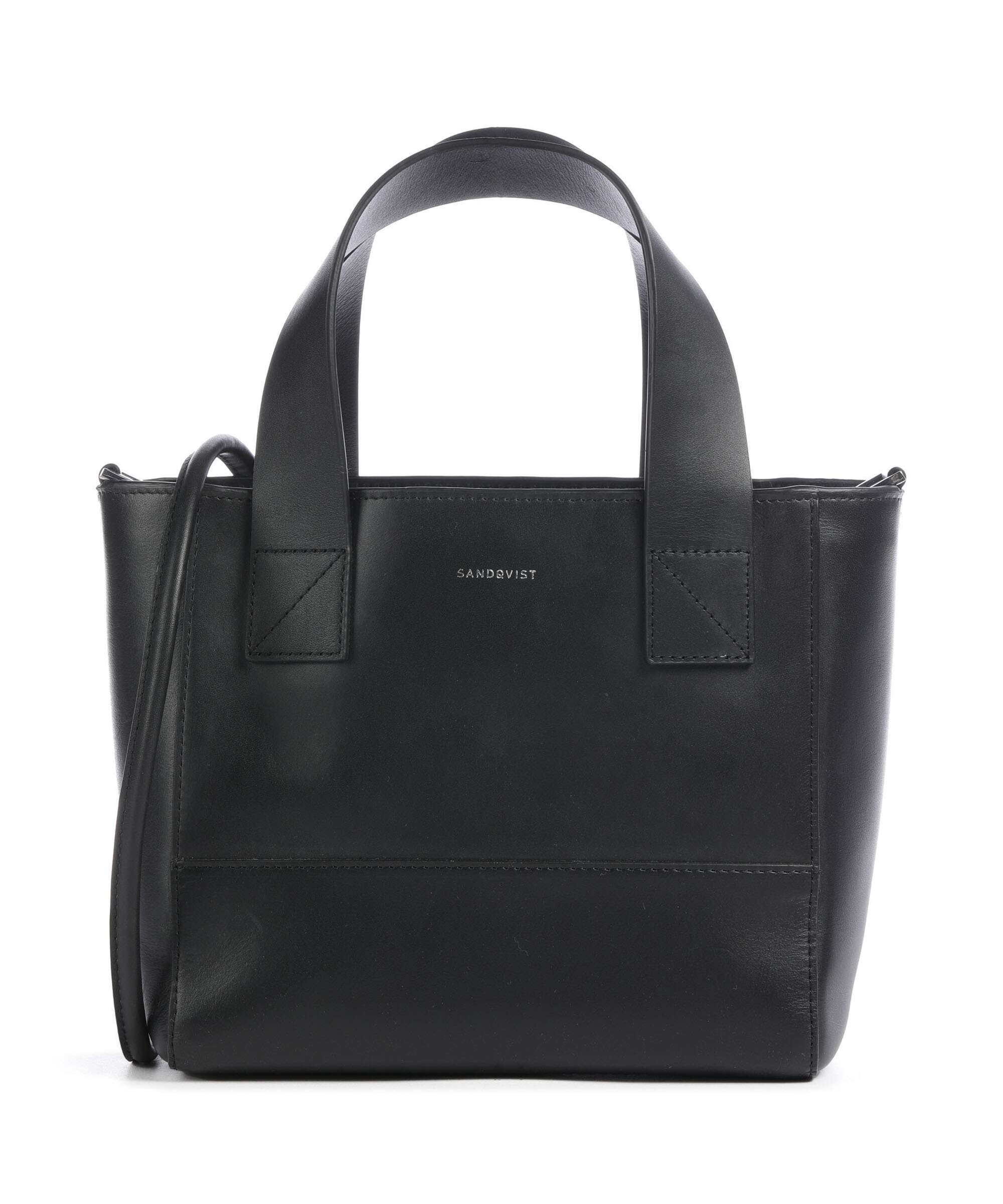 Sandqvist Leather Classics Cecilia Handbag black