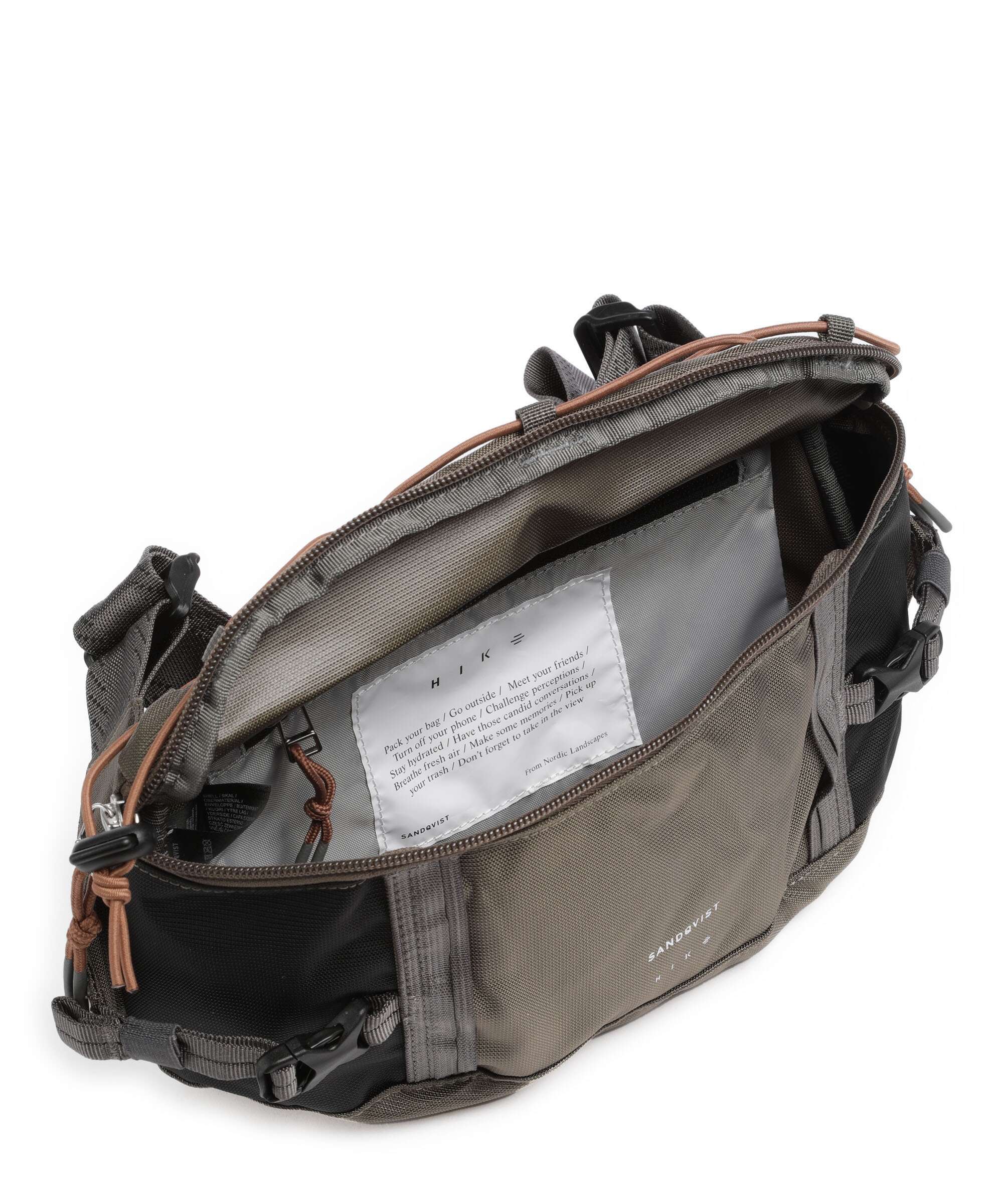 Sandqvist Hike Allterrain Belt bag multicolour/brown