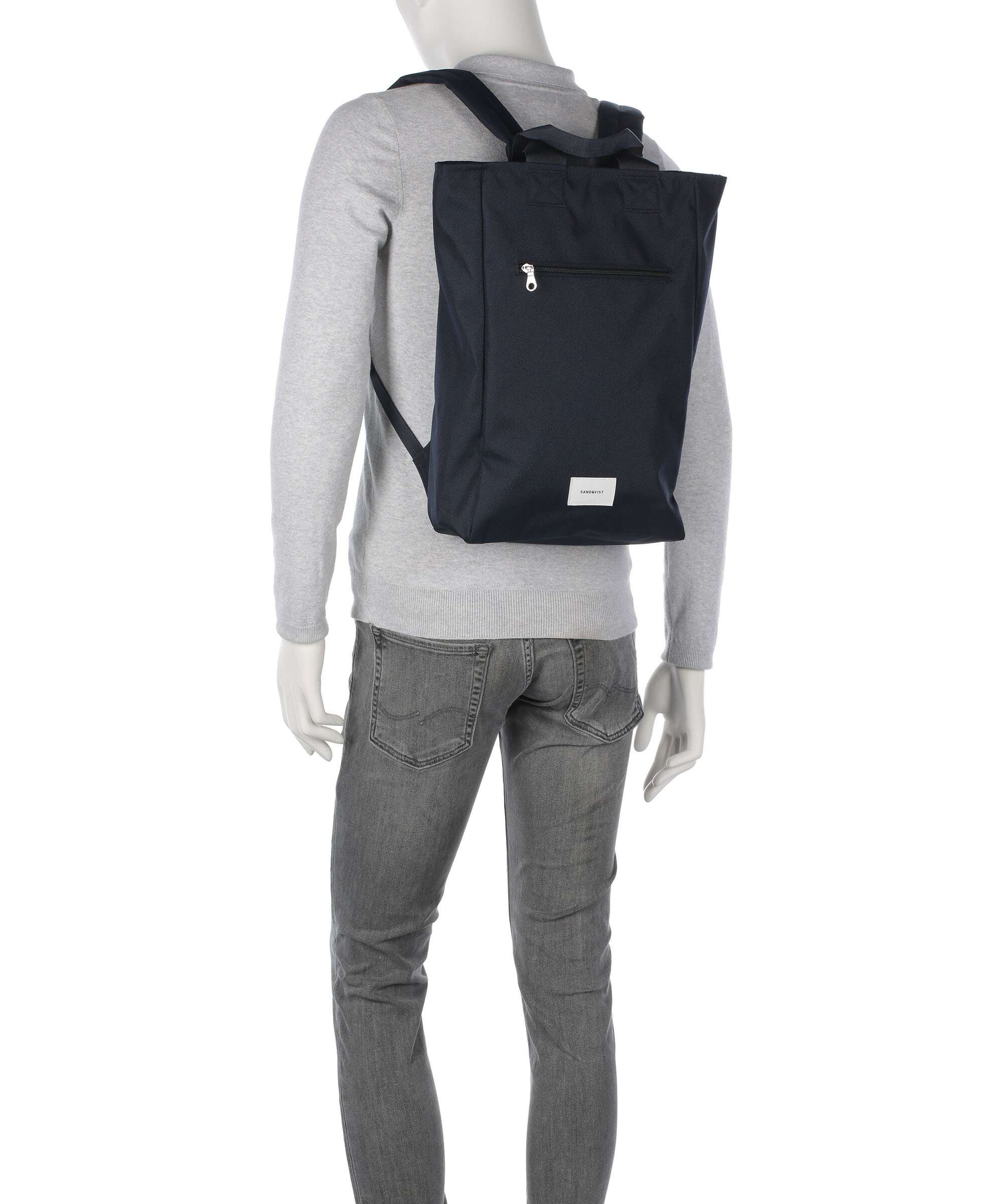 Sandqvist Ground 2-Way Backpack navy