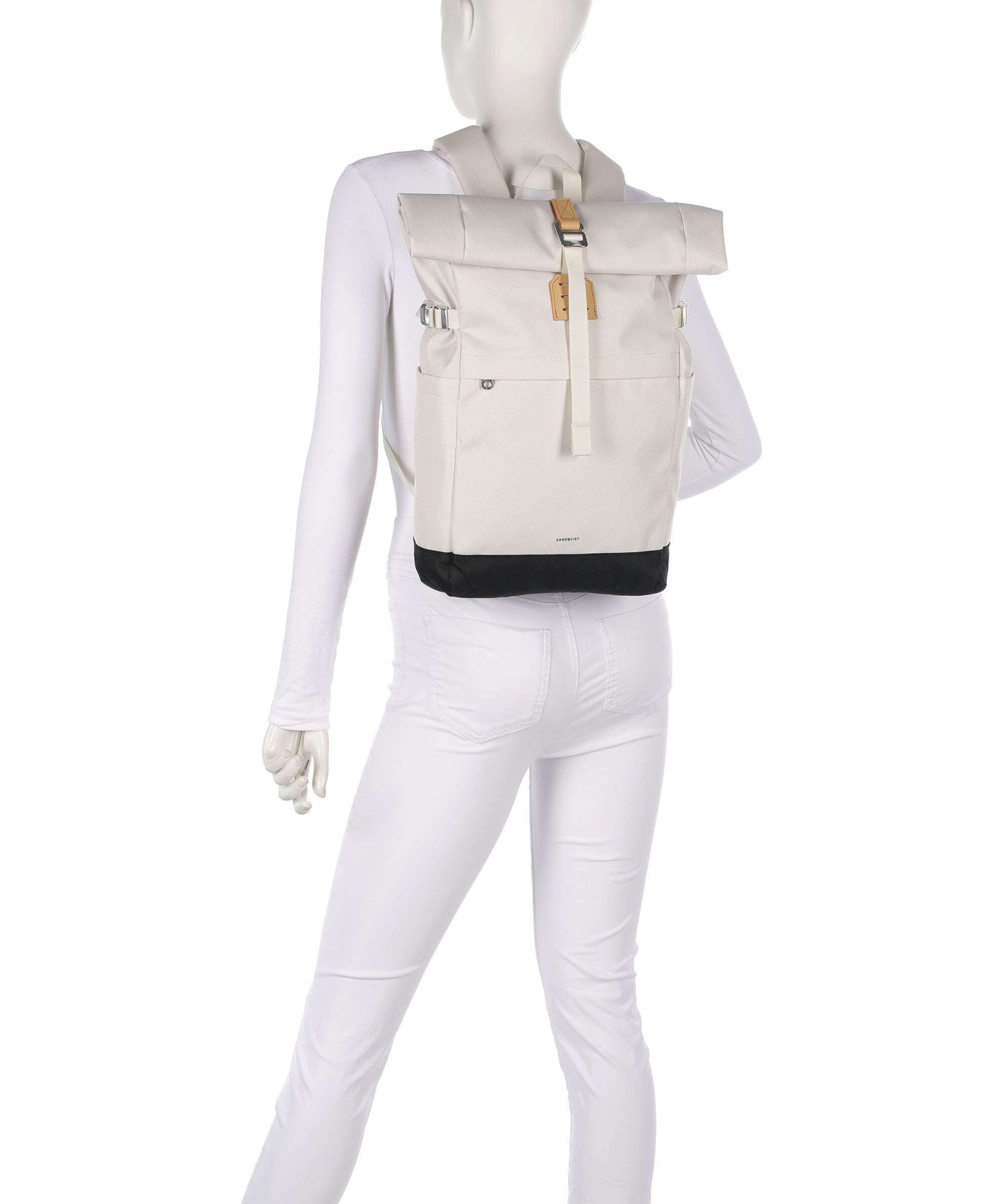 Sandqvist Icon M Rolltop backpack birch