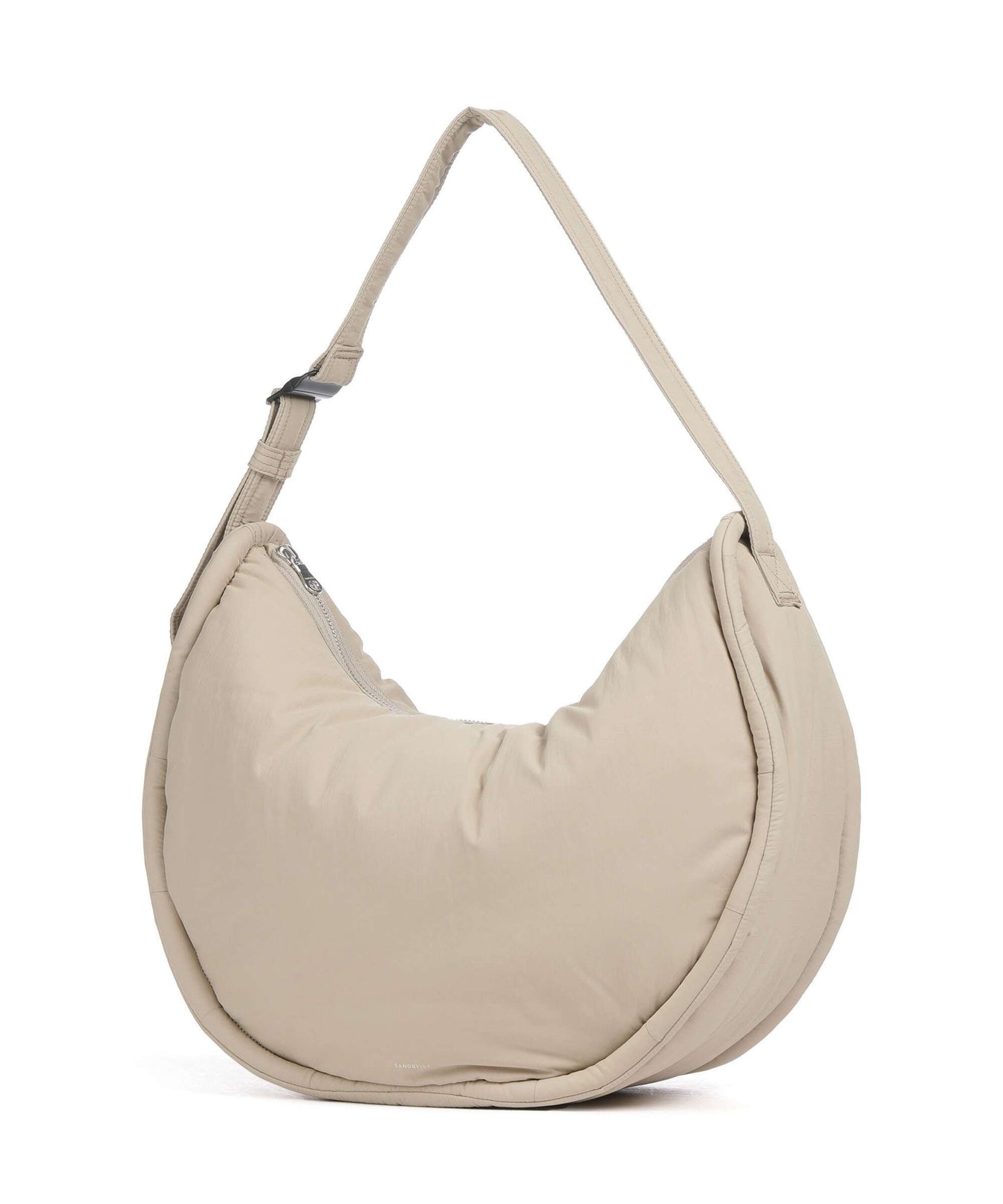 Sandqvist Curve L Hobo bag beige