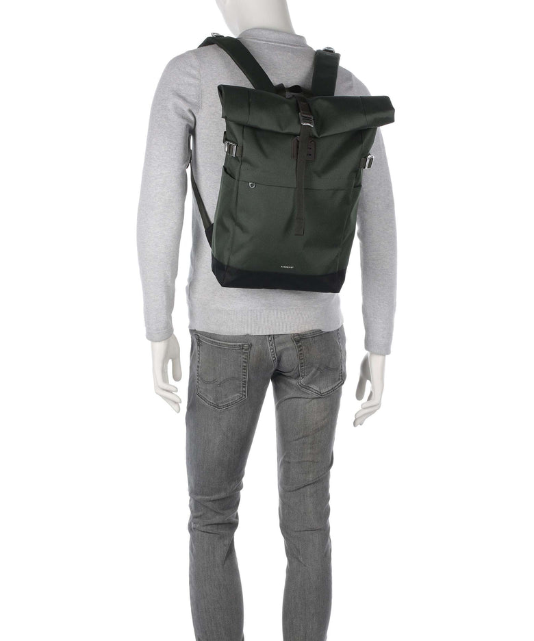 Sandqvist Icon M Rolltop backpack light grey