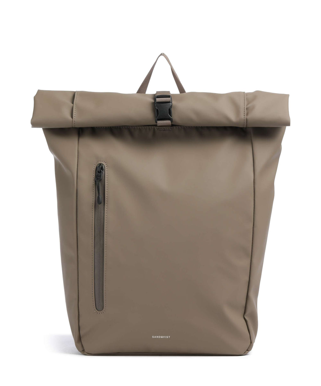 Sandqvist Stream Rolltop backpack clay