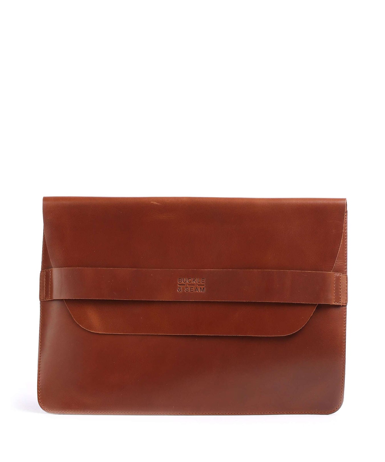 Buckle & Seam Terra Laptop case cognac