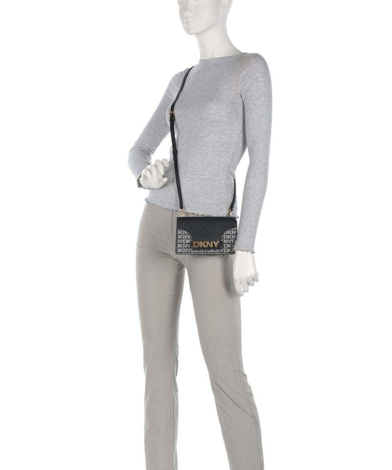 DKNY Avril Wallet black logo