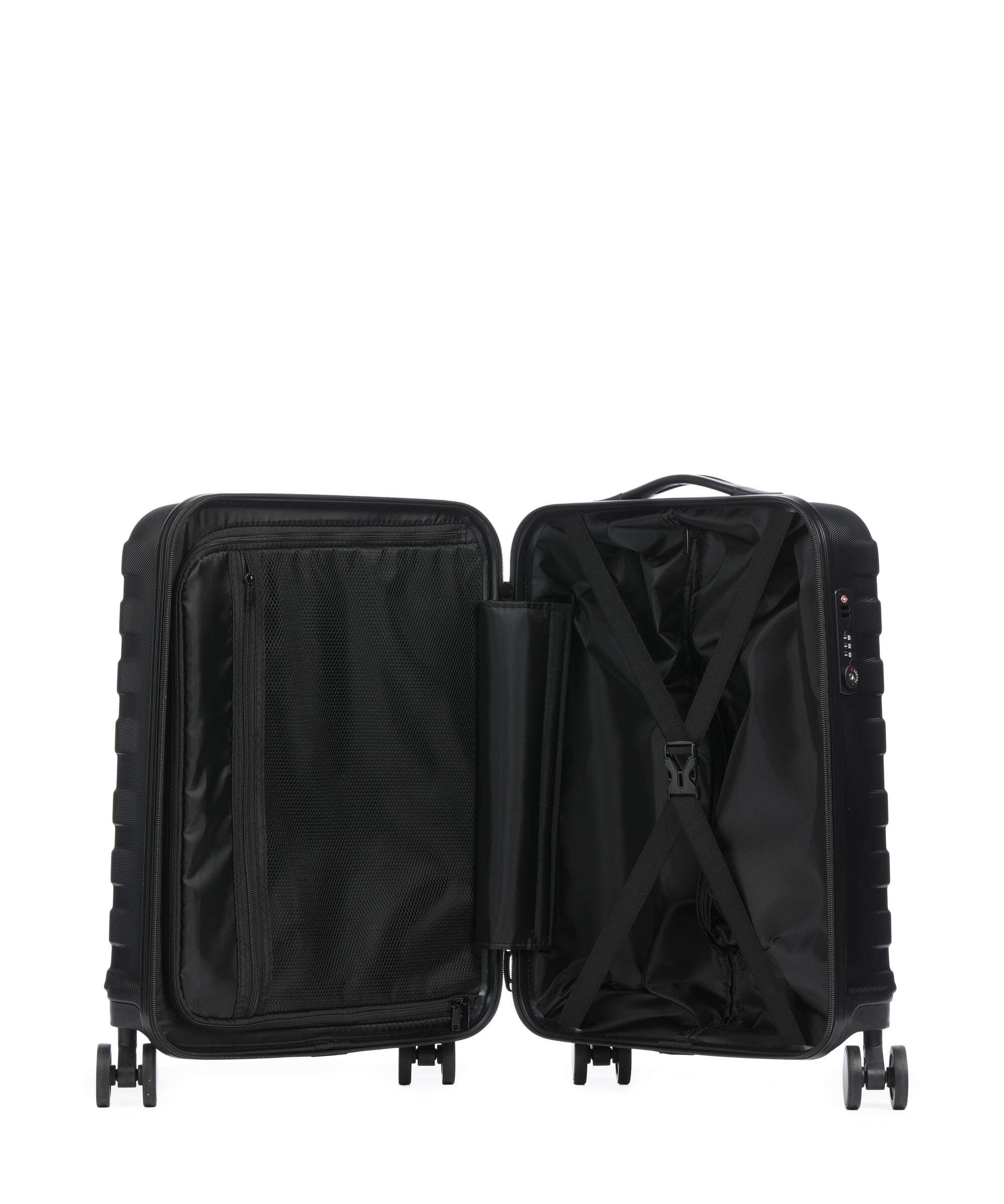 Pack Easy Clipper-Kosmo Spinner (4 wheels) black