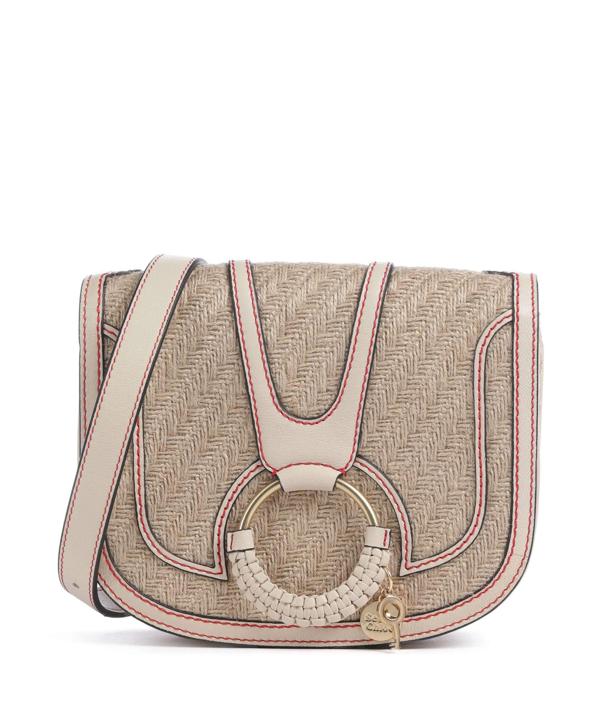 See by Chloé Hana Small Crossbody bag straw beige