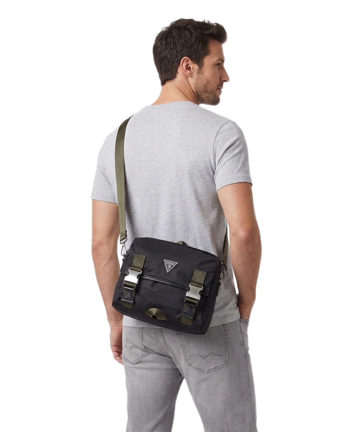 Guess Berlin Messenger bag black