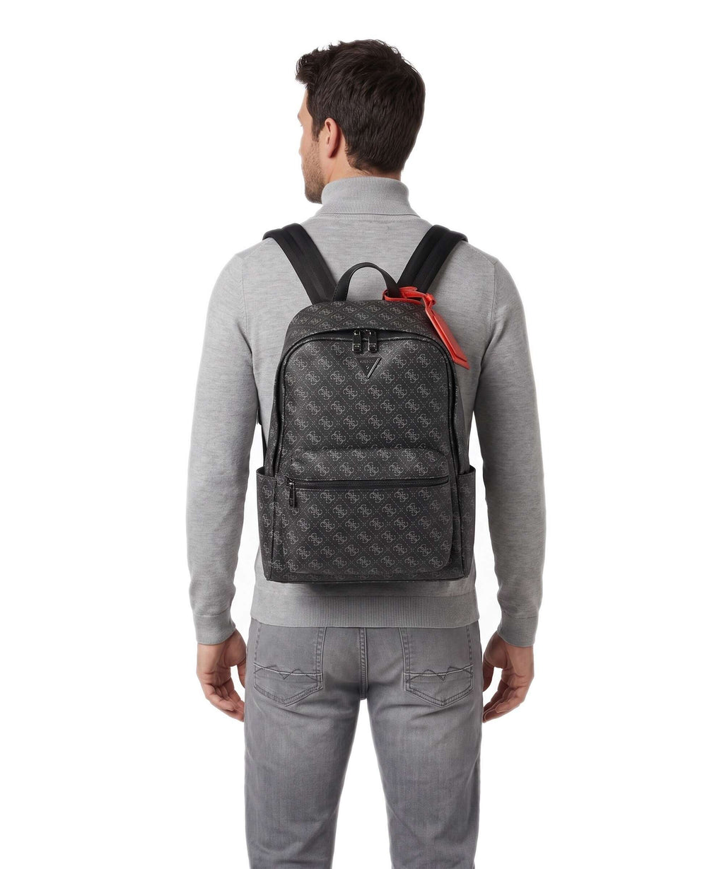 Guess Milano Squared Backpack dark black