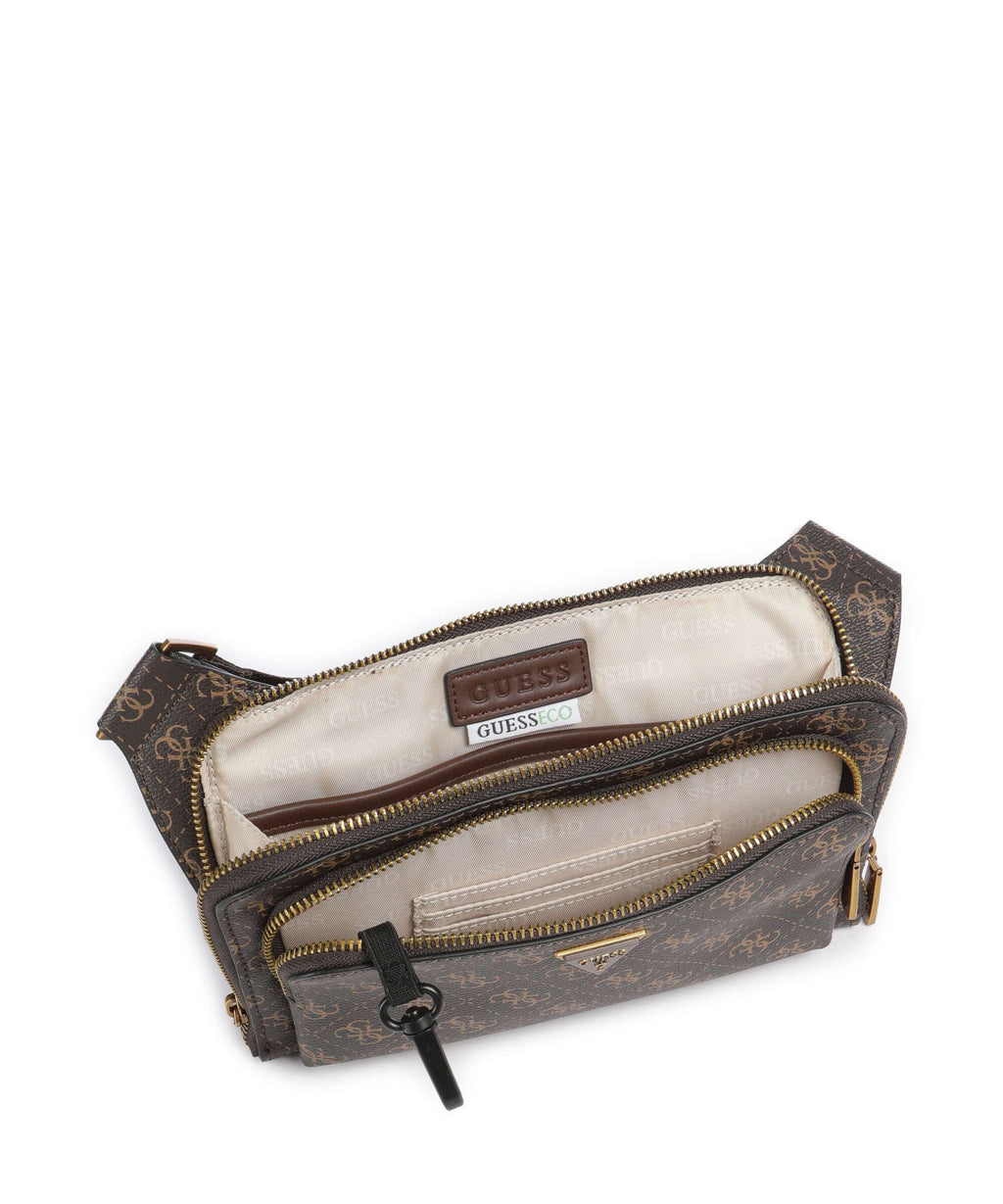 Guess Milano 4G Eco Fanny pack brown/ochre