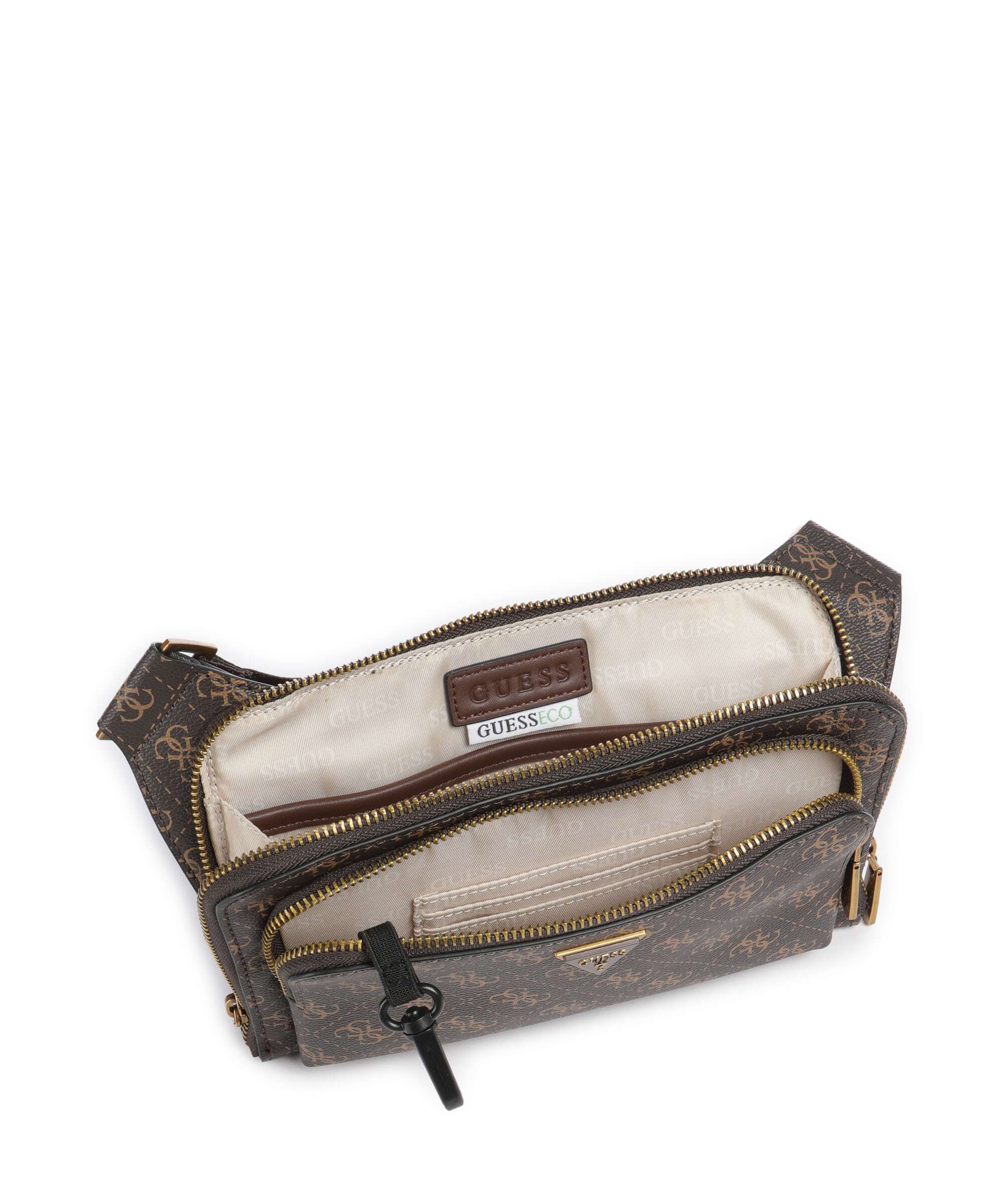 Guess Milano 4G Eco Fanny pack brown/ochre