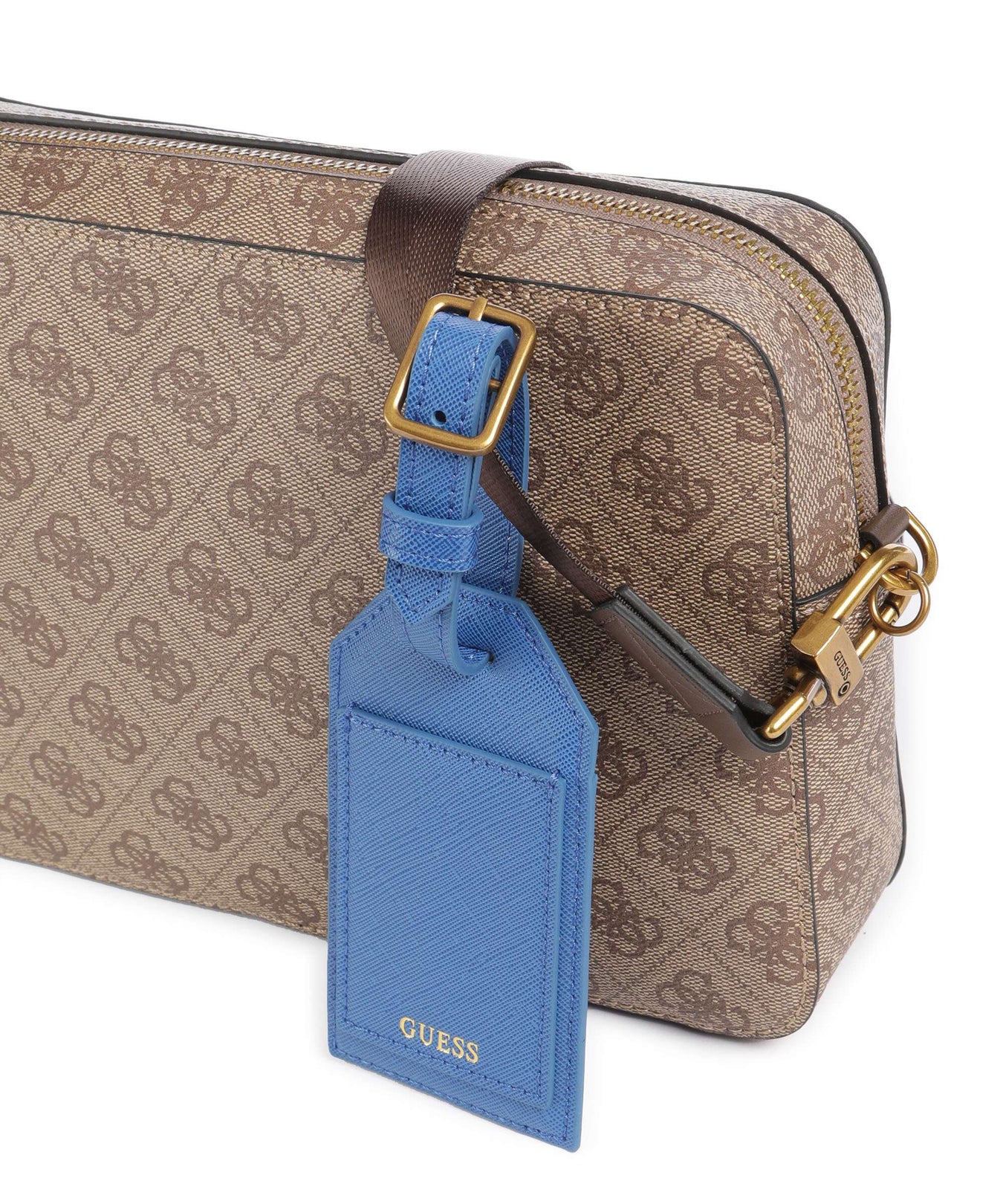 Guess Milano Crossbody bag beige/brown/blue