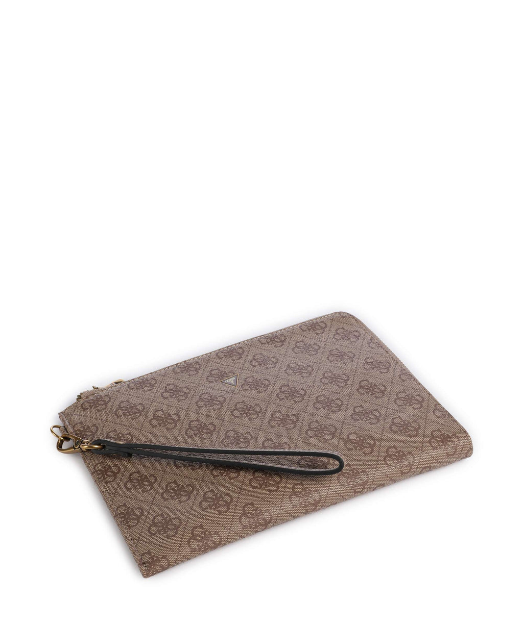 Guess Milano Medium Wristlet beige/brown