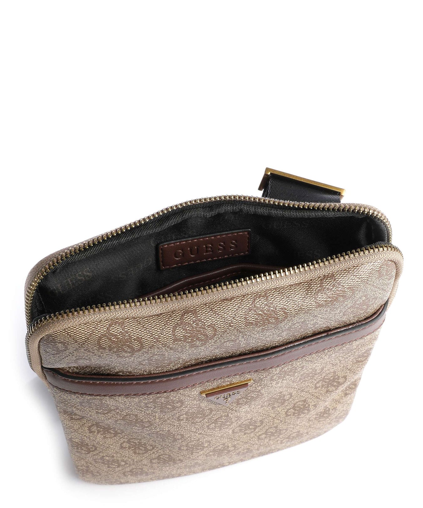 Guess Vezzola Crossbody bag beige/brown