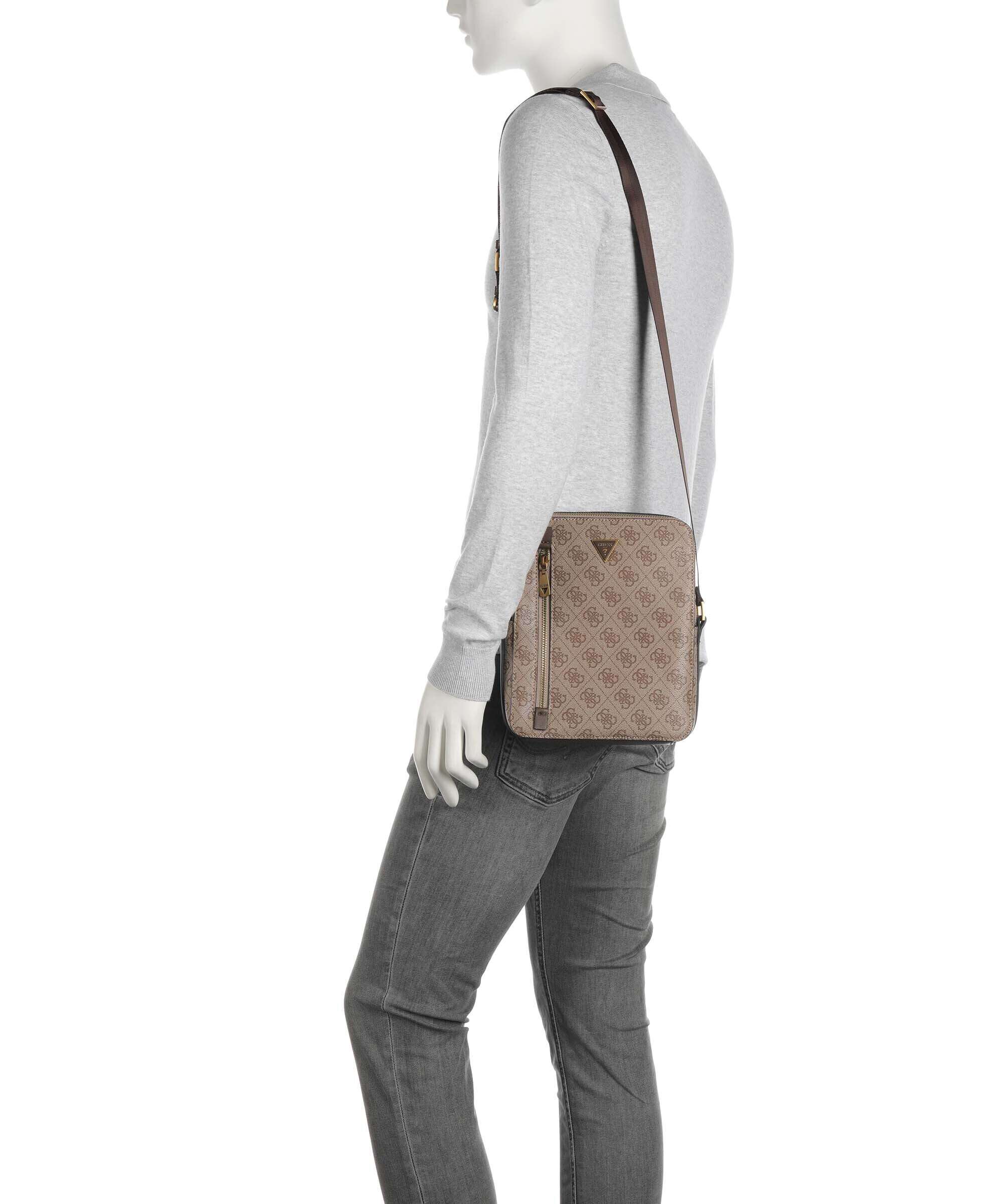 Guess Torino Crossbody bag beige/brown