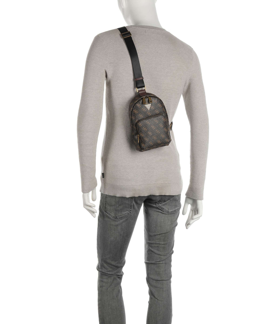 Guess Milano Eco Sling bag brown/ochre