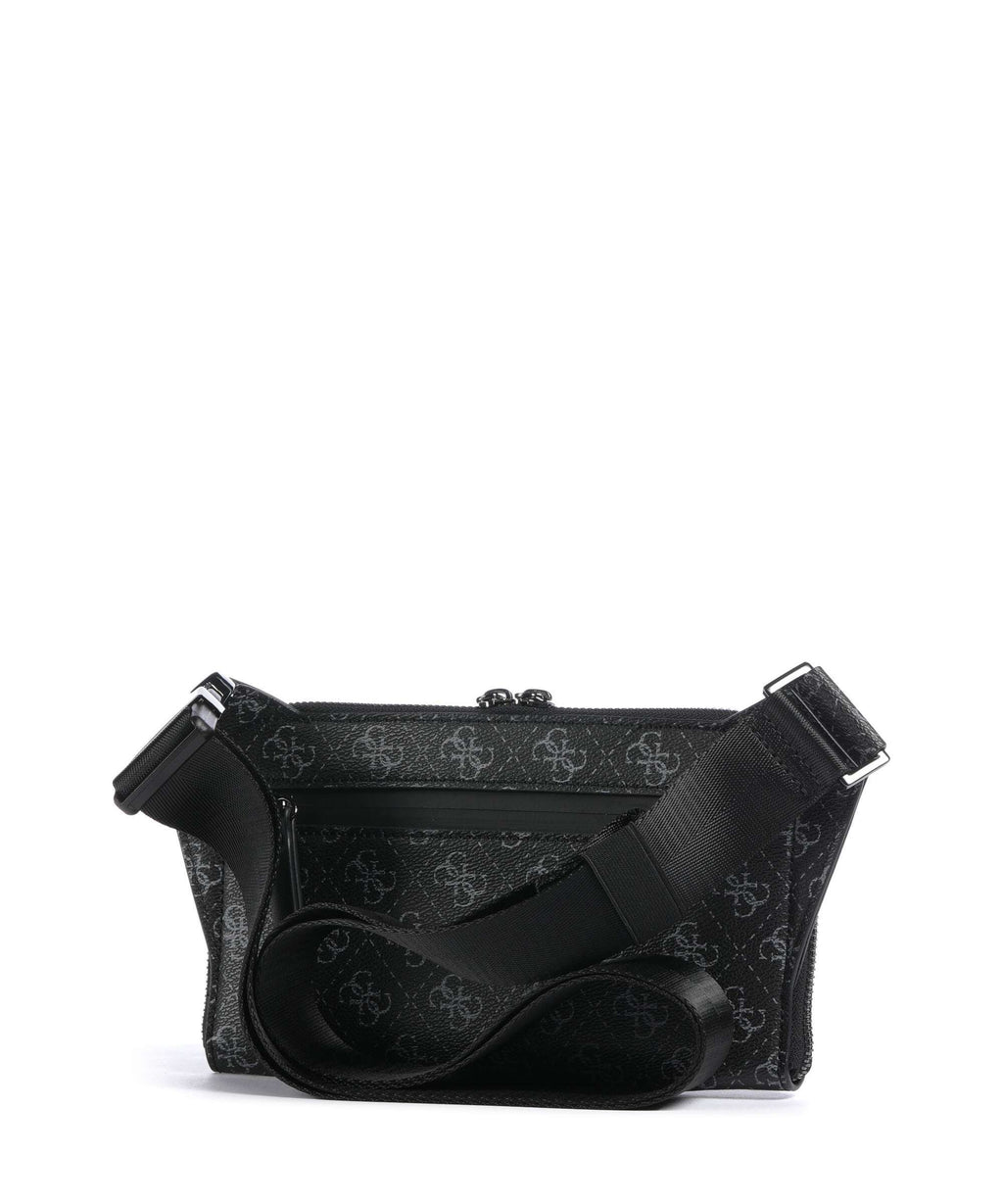 Guess Siena 4G Eco Belt bag dark black