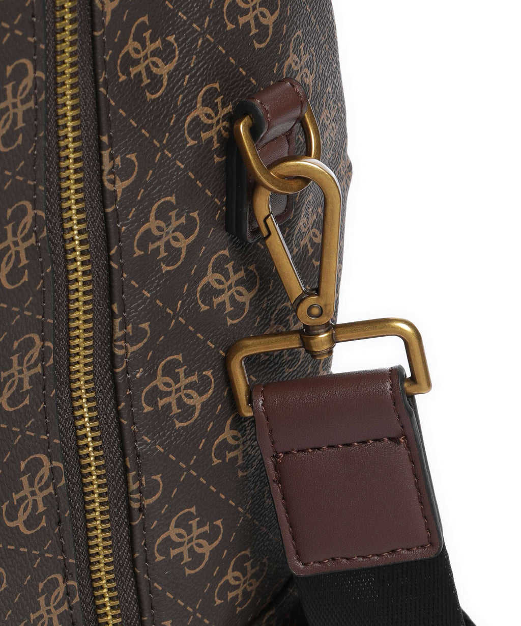 Guess Pisa 4G Eco Weekend bag brown/ochre