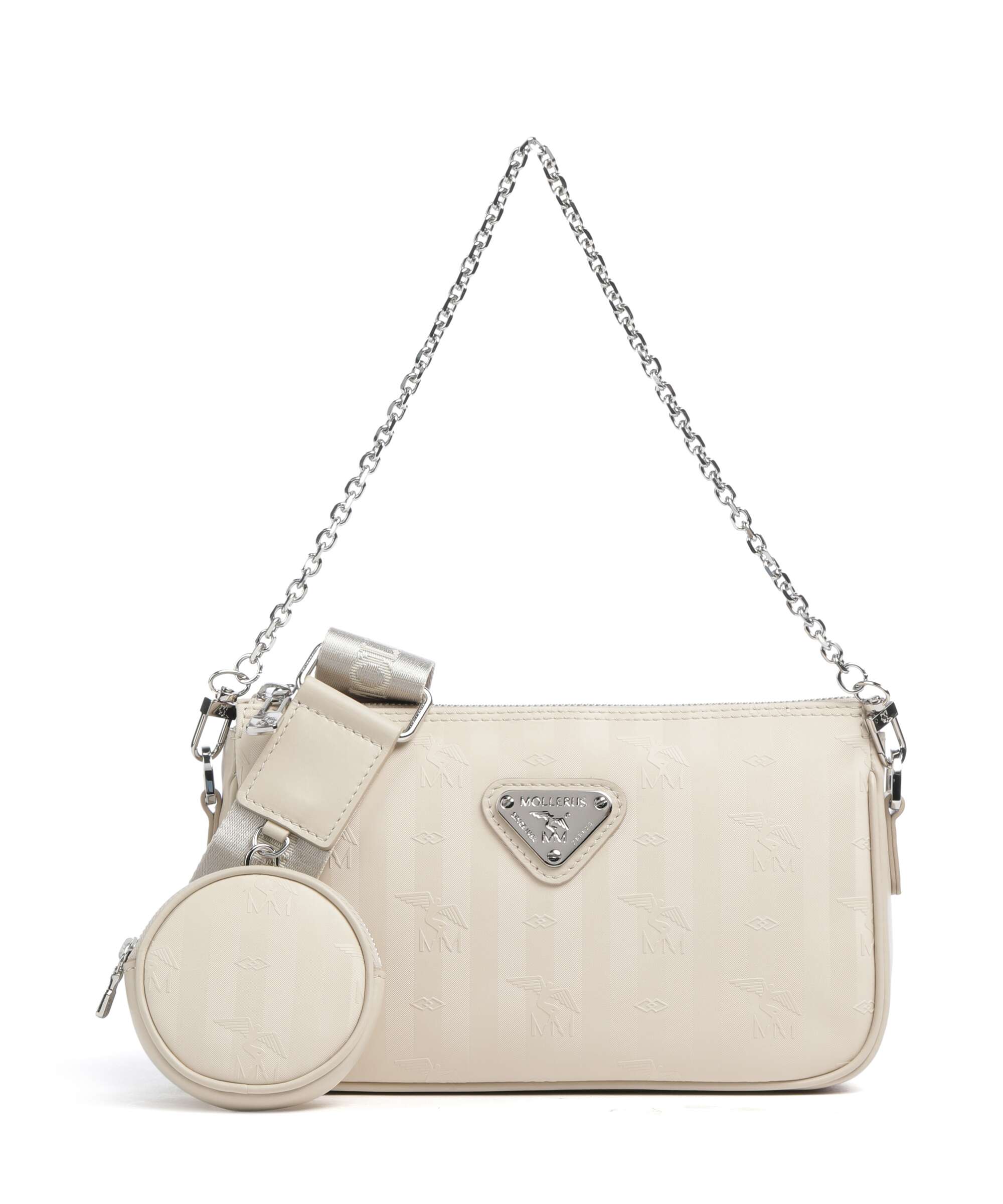 Maison Mollerus Vinerus Zell Shoulder bag pearl