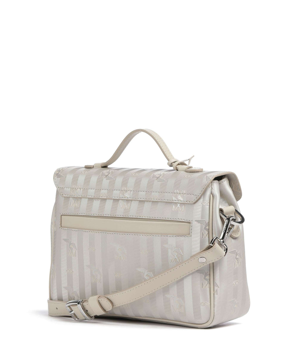 Maison Mollerus Vinerus Marly Handbag metallic silber/perle