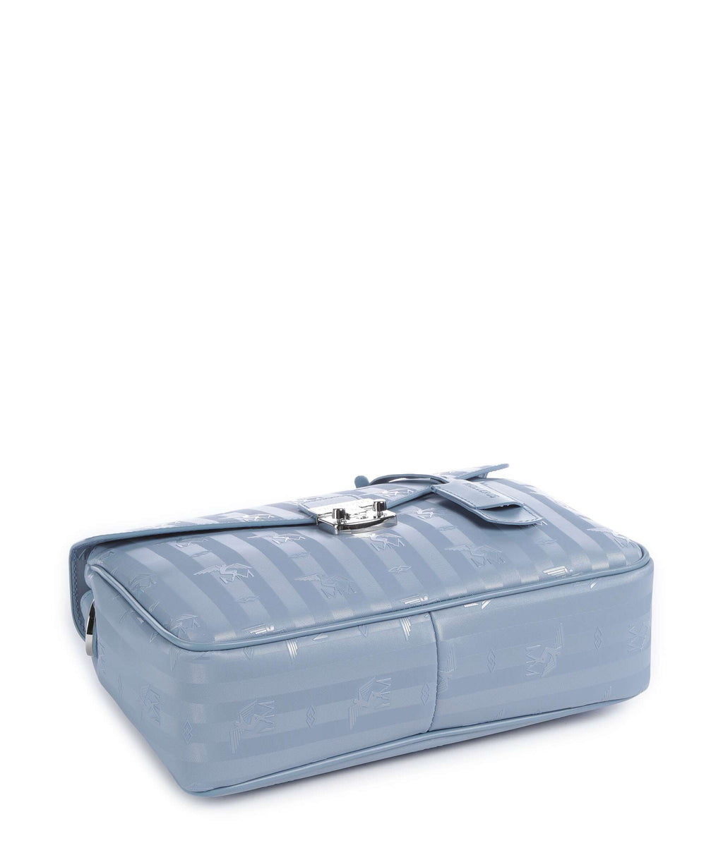 Maison Mollerus Vinerus Marly Crossbody bag metallic silber/sky