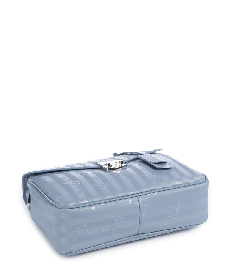 Maison Mollerus Vinerus Marly Crossbody bag metallic silber/sky