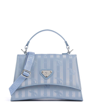 Maison Mollerus Vinerus Romont Borsa a mano metallic silber/sky