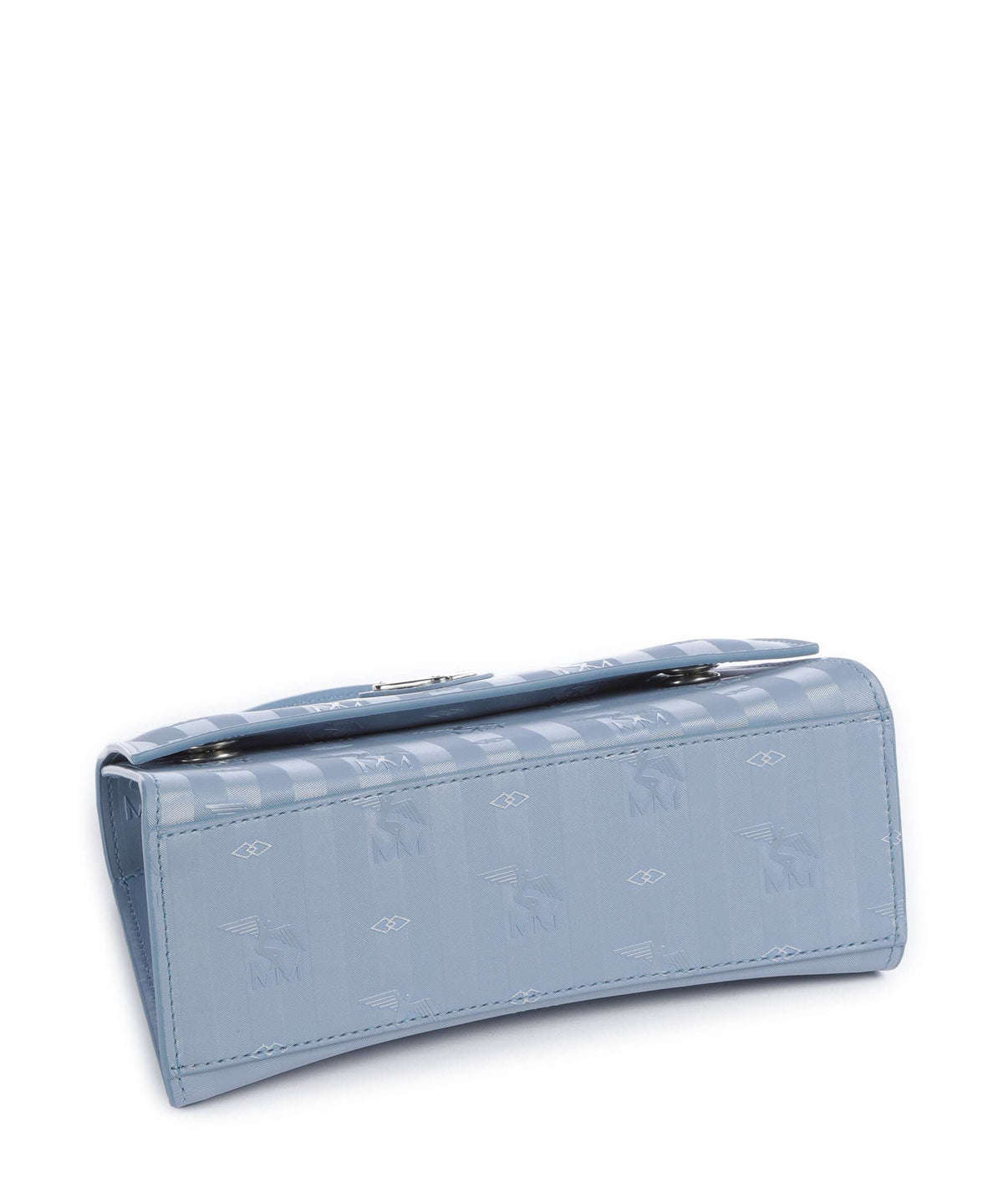 Maison Mollerus Vinerus Romont Handbag metallic silber/sky