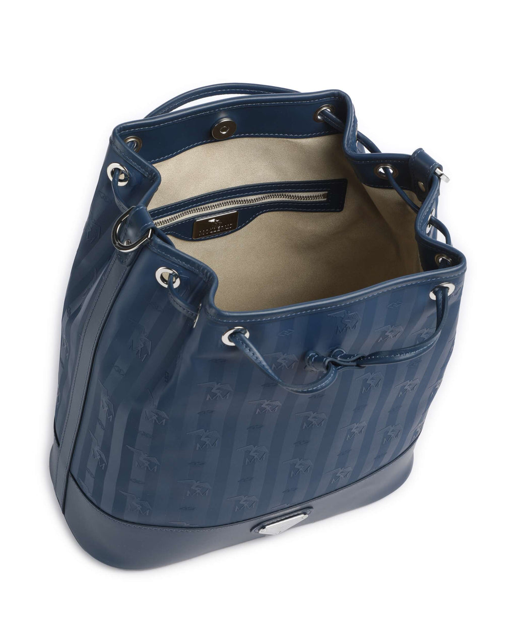 Maison Mollerus Vinerus Niesen Bucket bag deep blau