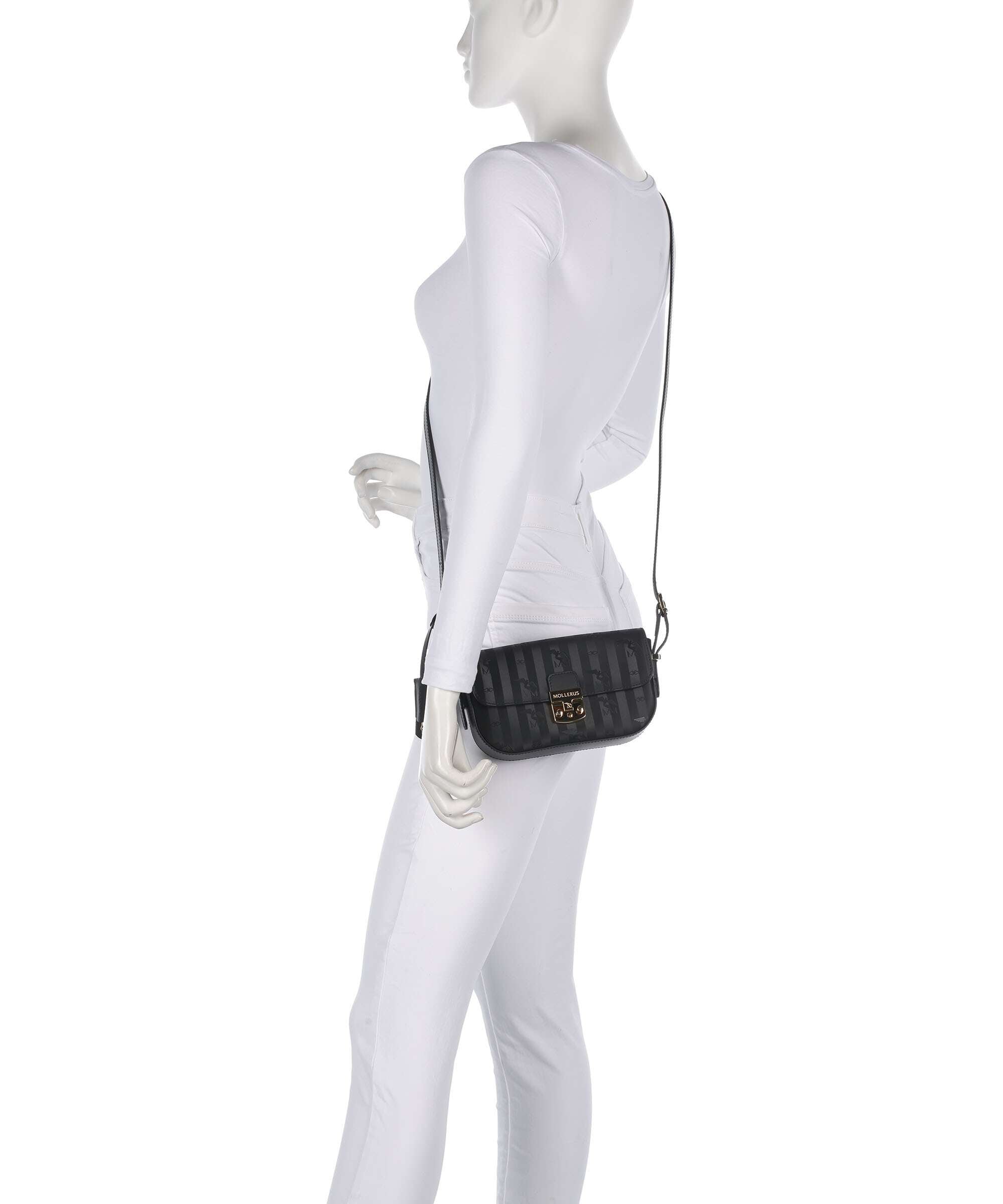 Maison Mollerus Vinerus Bulle Crossbody bag schwarz
