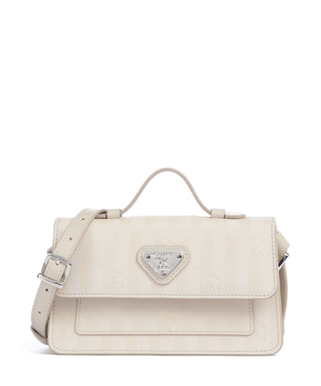 Maison Mollerus Vinerus Egg Borsa a tracolla pearl weiss